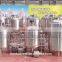 Small steel one barrel brewing system for beer