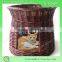 2016 new wicker Pet sofa with red color