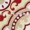 200*200mm red color moroccan decorative wall tile non-slip kitchen floor tile