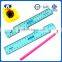 2016 Hot Promotion 20cm Blue Transparent Plastic Ruler Graduated Size