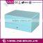 Jewelry Box with Necklace Hanger PU Leather MDF Wooden Jewelry Gift Box Manufacturer in China