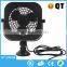 Dc 12 Volt 5 Inch Small Plug Keyboard Small Protable 5 Inch Plastic Car Fan