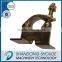 scaffold board retaining coupler for construction scaffolding pipes