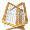 Folding Bamboo Dish Rack Dish Drying Holder Kitchen Sink Organizer