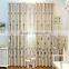 elegant living room plaid polyster curtain