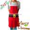 2015 new design Christmas cotton apron Christmas apron