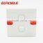 White ABS panel 2 gang 1way 2gang 2 way wall switch