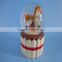 Birthday theme and cake mould snow globe for inner decoration