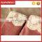 V-367 Lace fashion women wool warmer gloves with lace trim magic finger golves