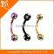 Lovely Body Piercing Jewelry Delicate Diamond Eyebrow Ring
