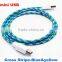 Colorful Fabric braided USB AM to mini 5PIN