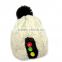 new style kids candy color buttons hats outdoor warm hats