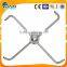 Stainless steel water revolving fountain SS and brass rotating spraying nozzle