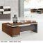 Cheap price China factory office furniture set walnut desk and wheel chair(FOH-JC2020)