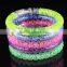 Light-Up Acrylic Bracelet Wristband LED Flashing Glow Blinking Rave Wear