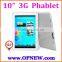 3G Phone Call 10 inch Dual sim Android Tablet PC Phablet mtk6582 cpu with Android 4.4 KitKAT WIFI Bluetooth FM GPS 2G/32G