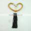 Handmade Gold Chain With Long Tassel Necklace For Wonmen