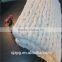 Wholesale fashion hand knitted white merino wool blanket