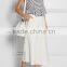 2015 summer V neck ladies crop top, sleeveless stripe cotton crop tops SYA15218