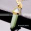 >>>Women Jewelry Natural Stone Bullet Shape Healing Point Pendant Necklaces Turquoise Crystal Stone Quartz Pendant Necklace/