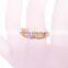 Hot sell fashion jewelry rings , women gold plated soccer diamond women ring for engagement/