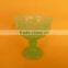 green glass wine cup