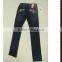 Flared trousers jeans women with beaded decoration