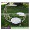 New Design X shape high Clear Wrought Iron Magazine Display Racks