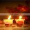 water floating candles, for wedding/ party/ birthday/ valentine time, smokeless wax candle