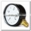 High quality 2.5 inch black steel brass internal vaccum pressure gauge
