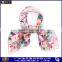 Custom latest fashion ladies square scarves 100% silk women scarf