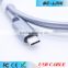 multi-function portable nylon USB 3.1 Type C cable connector for Macbook