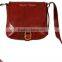 Real Leather Ladies Red Shoulder Bag