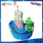 2016 coin operated indoor electric kiddie ride swing ride track train for kids