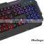 Factory cheaper USB wired Seven color backlit gaming keyboard