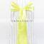 factory price sell nice wedding chair satin sashes