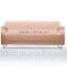 Liansheng new modern design european fabric long sofa