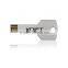 1G/2G/4G/8G metal key usb flash drive 2.0, logo free silver key usb, cheap usb key wholesale