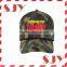 Adjustable Custom Camo Trucker Cap with Rope Front