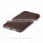 2016 Hot sale high quality charming brown phone leather/PU cover case for iphone 6s