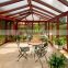 Curved Glass Roof Sunroom or Patio Room with Aluminum Frame