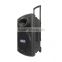 10 inch hottest active type pulling portable trolley bluetooth speakers with wheels