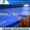 Breathable canvas tarpaulin for trailer covers