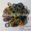 Mix colorful Bracelet Crazy DIY Cheap Elastic Rubber Loom Bands Wholesale