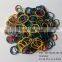 Mix colorful Bracelet Crazy DIY Cheap Elastic Rubber Loom Bands Wholesale