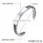 New products 2016 316 l stainless steel bracelets silver jewelry