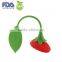 New Designed Silicone Tea Infuser/Silicone Tea Strainer/Strawberry shape silicone tea bag