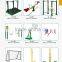 The commercial outdoor sports equipment football goal