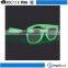Wholesale designer bulk buy glow in the dark glasses,variety color one dollar night club party sunglasses