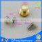 Fashionable Metal Screw Rivet Knot for Handbag